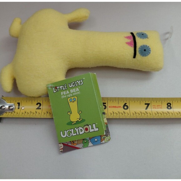 Uglydoll Little Uglys Fea Bea Ugly Stick 8” Plush 2002 NWT - Picture 7 of 7